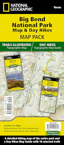 

Big Bend Day Hikes and National Park Map [Map Pack Bundle] (National Geographic Trails Illustrated Map)