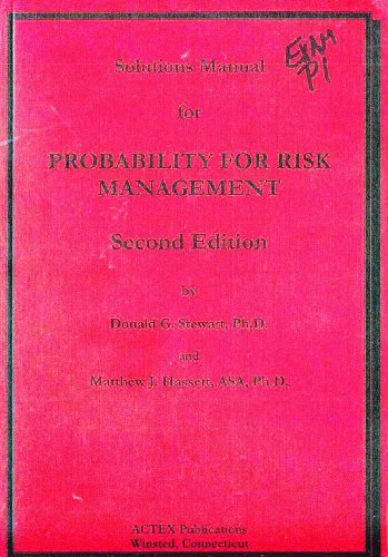9781566985833: Probability for Risk Management : Solutions Manual