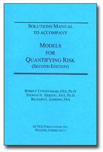 Beispielbild fr Models for Quantifying Risk Solutions Manual zum Verkauf von ThriftBooks-Atlanta