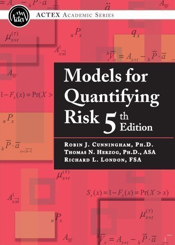 Beispielbild fr Models for Quantifying Risk, 5th Edition zum Verkauf von Zoom Books Company