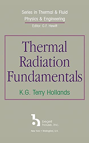 Imagen de archivo de Thermal Radiation Fundamentals (with CD-ROM) a la venta por BookOrders