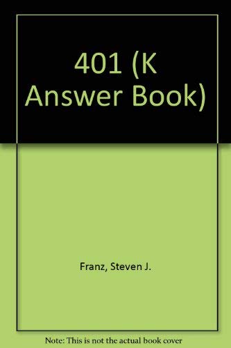 Stock image for 401(k) Answer Book. 2nd Ed. for sale by Bingo Used Books