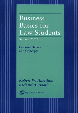 Imagen de archivo de Business Basics for Law Students: Essential Terms and Concepts (Essentials for Law Students) a la venta por Half Price Books Inc.