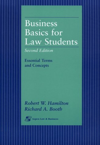 Stock image for Business Basics for Law Students: Essential Terms and Concepts (Essentials for Law Students) for sale by Half Price Books Inc.