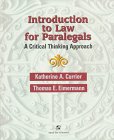 Stock image for Introduction to Law for Paralegals: A Critical Thinking Approach for sale by HPB-Red