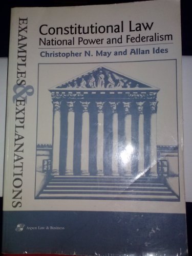 Beispielbild fr Constitutional Law : National Power and Federalism zum Verkauf von Better World Books