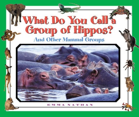 Beispielbild fr What Do You Call a Group Of - Hippos? And Other Mammal Groups zum Verkauf von Booksavers of MD