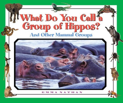 Imagen de archivo de What Do You Call a Group Of - Hippos? And Other Mammal Groups a la venta por Booksavers of MD