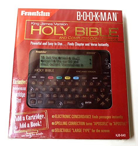 9781567121360: Bookman Holy Bible and Concordance/King James Version/Desk Top Computer (Kjb-640)