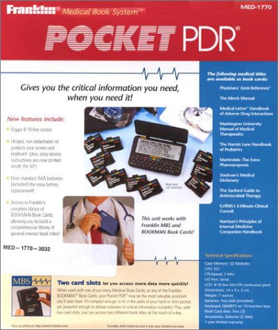 Pocket Pdr With Pdr - Drug Interactions Cartridge (9781567126747) by Franklin