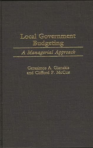 9781567200065: Local Government Budgeting: A Managerial Approach