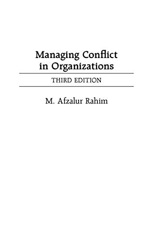 9781567202625: Managing Conflict In Organizations