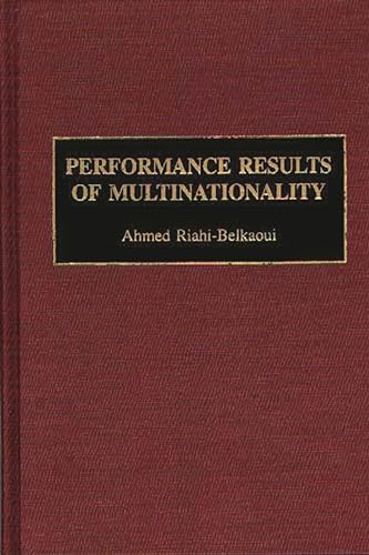 9781567202779: Performance Results of Multinationality