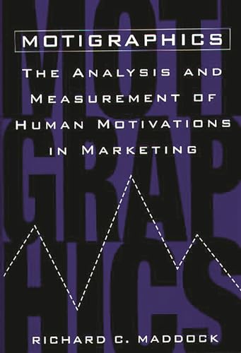 9781567202847: Motigraphics: The Analysis and Measurement of Human Motivations in Marketing