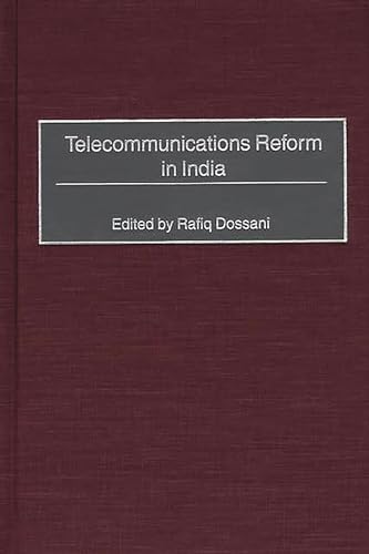 Stock image for Telecommunications Reform in India for sale by Wonder Book
