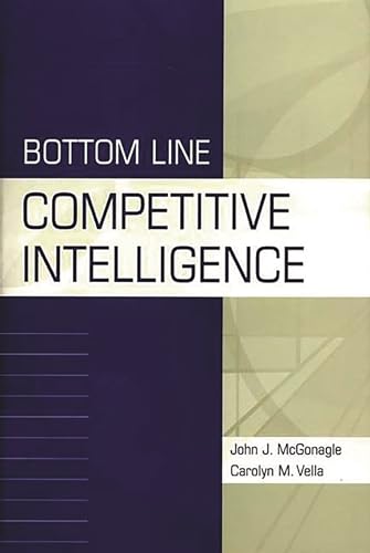 Stock image for Bottom Line Competitive Intelligence for sale by Better World Books: West