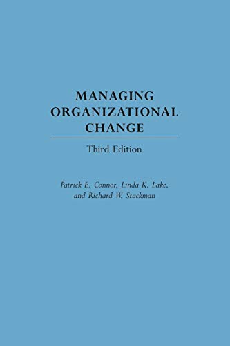 Beispielbild fr Managing Organizational Change: Third Edition zum Verkauf von ThriftBooks-Dallas