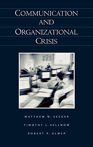 Stock image for Communication and Organizational Crisis for sale by More Than Words