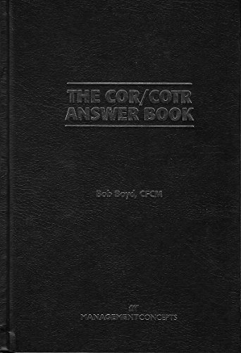 Stock image for The Cor/Cotr Answer Book for sale by Wonder Book