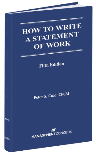 9781567261493: How to Write a Statement of Work