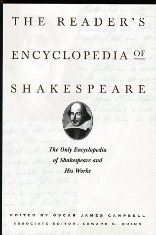 Stock image for The Reader's Encyclopedia of Shakespeare: for sale by Andover Books and Antiquities