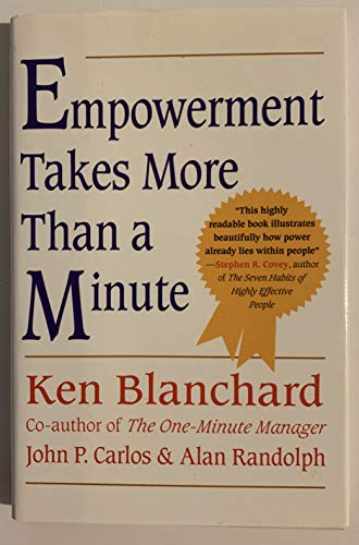 Imagen de archivo de Empowerment Takes More Than a Minute a la venta por Better World Books: West