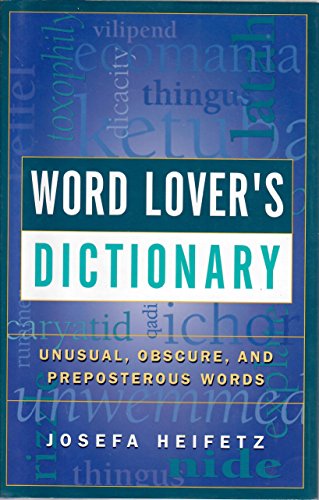Imagen de archivo de Word Lover's Dictionary a la venta por SecondSale