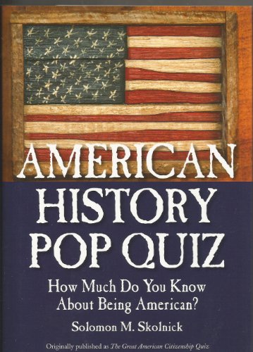 Stock image for American History Pop Quiz for sale by Wonder Book