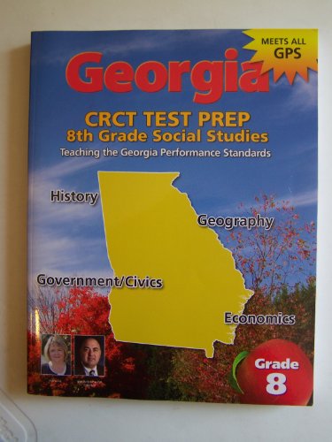 Beispielbild fr Georgia Crct Test Prep 8th Grade Georgia Studies zum Verkauf von Better World Books