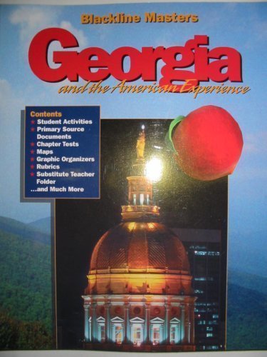 Imagen de archivo de Blackline Masters Georgia and the American Experience a la venta por ThriftBooks-Dallas