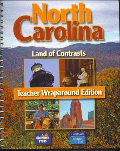 Stock image for North Carolina--Land of Contrasts (Teacher Wraparound Edition for sale by SecondSale