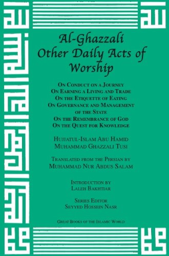 Stock image for Al-Ghazzali Other Daily Acts of Worship for sale by Book Trader Cafe, LLC