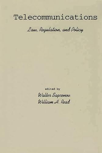 Beispielbild fr Telecommunications: Law, Regulation, and Policy (Contemporary Studies in Communication, Culture & Information) zum Verkauf von HPB-Red