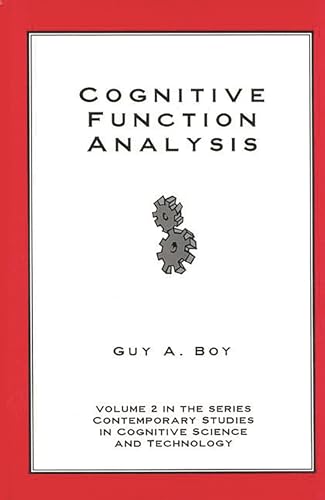 Beispielbild fr Cognitive Function Analysis (Contemporary Studies in Cognitive Science & Technology) (Volume 2) zum Verkauf von Anybook.com
