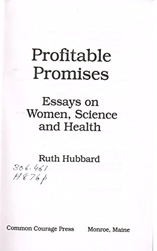 9781567510416: Profitable Promises: Essays on Women, Science and Health