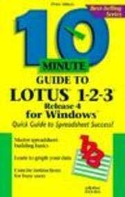 9781567610345: 10 Minute Guide to Lotus 1-2-3 Release 4 for Windows