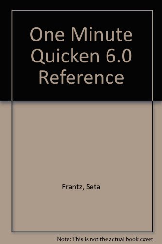 9781567611403: One Minute Reference Quicken 6