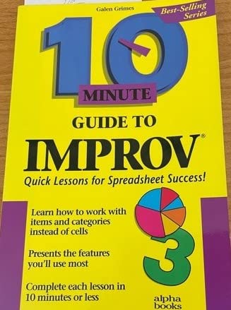 Stock image for 10 Minute Guide to Improv for sale by Books Puddle