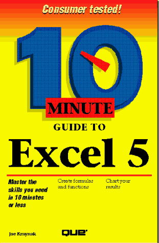 Stock image for 10 Minute Guide to EXCEL (10 minute guides) for sale by WorldofBooks