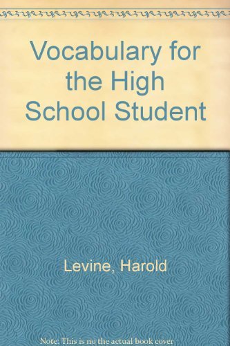 9781567650082: Vocabulary for the High School Student