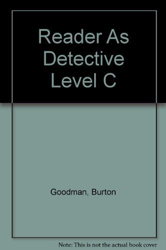 Reader As Detective Level C (9781567650198) by Goodman, Burton