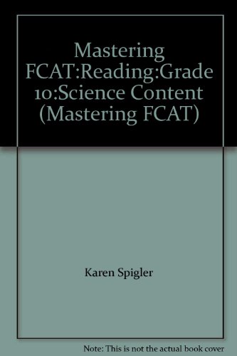 9781567650877: Mastering FCAT:Reading:Grade 10:Science Content (Mastering FCAT)