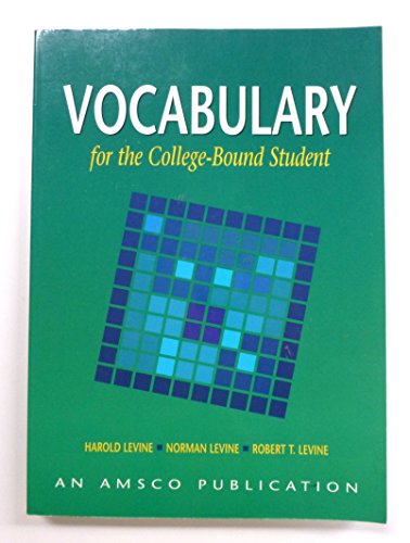 Imagen de archivo de Vocabulary for the College Bound Student a la venta por ZBK Books