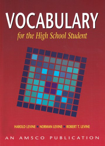 Stock image for Vocabulary for the High School Student for sale by SecondSale