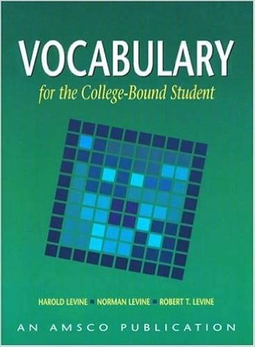 9781567651225: Vocabulary for the College Bound Student