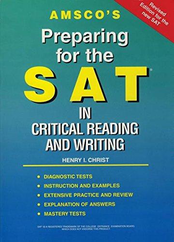 Beispielbild fr Preparing for the SAT in Critical Reading and Writing zum Verkauf von Better World Books