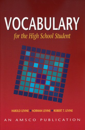 Beispielbild fr Vocabulary for the High School Student zum Verkauf von BooksRun
