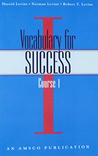 Stock image for Vocabulary for Success Course I for sale by BooksRun
