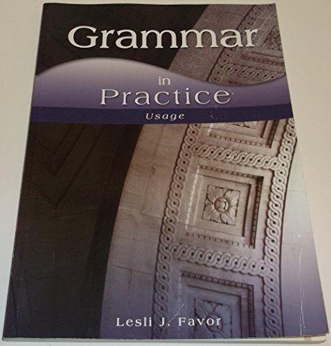 Beispielbild fr Grammar in Practice Usage zum Verkauf von Better World Books
