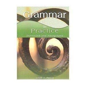Stock image for Grammar in Practice: Sentences and Paragraphs for sale by SecondSale